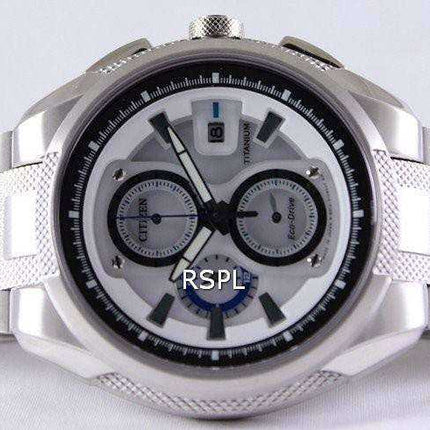 Orologio da uomo Citizen Eco-Drive Chronograph Super Titanium CA0201-51B