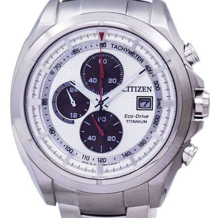 Orologio da uomo Citizen Eco-Drive in titanio con cronografo tachimetrico CA0551-50A
