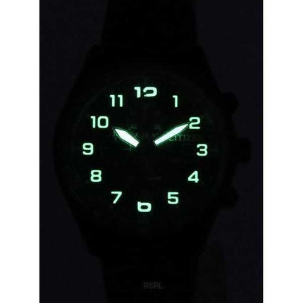 Orologio da uomo Citizen Eco-Drive cronografo in acciaio inossidabile quadrante nero CA0775-79E 100M
