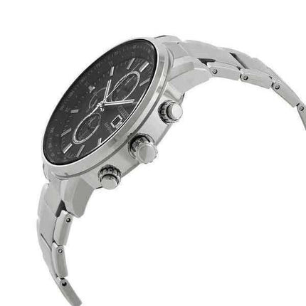 Orologio da uomo Citizen Eco-Drive cronografo in acciaio inossidabile quadrante nero CA0840-87E 100M