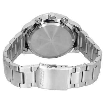 Orologio da uomo Citizen Eco-Drive Aviator Chronograph in acciaio inossidabile con quadrante blu CA0880-58L 100M