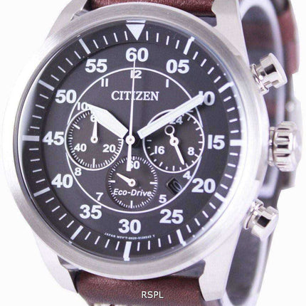 Orologio da uomo Citizen Eco-Drive Aviator Chronograph CA4210-16E