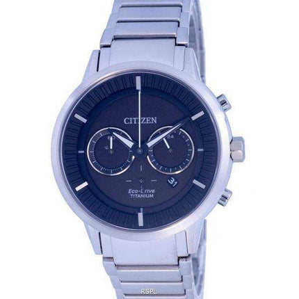 Orologio da uomo Citizen Cronografo in Titanio Quadrante Nero Eco-Drive CA4400-88E 100M