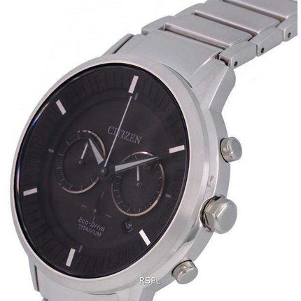 Orologio da uomo Citizen Cronografo in Titanio Quadrante Nero Eco-Drive CA4400-88E 100M