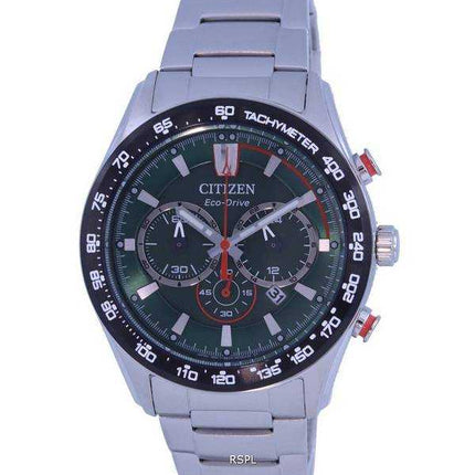 Orologio da uomo Citizen Aviator Chronograph quadrante verde Eco-Drive CA4486-82X 100M
