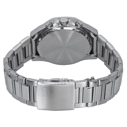Orologio da uomo Citizen Eco-Drive Chronograph in acciaio inossidabile con quadrante bianco CA4590-81A 100M
