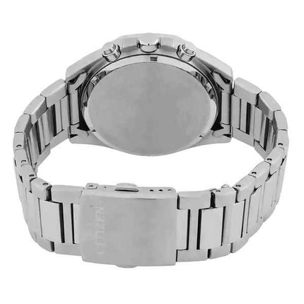 Orologio da uomo Citizen Eco-Drive Chronograph in acciaio inossidabile con quadrante blu CA4590-81L 100M