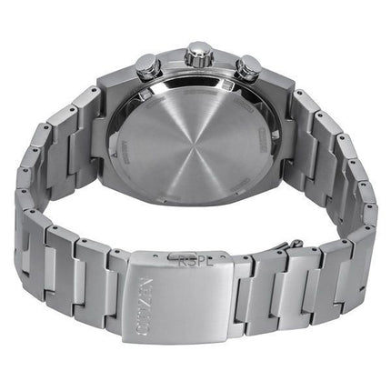 Orologio da uomo Citizen Zenshin Chronograph Super Titanium Ice Blue Dial Eco-Drive CA4610-85M 100M
