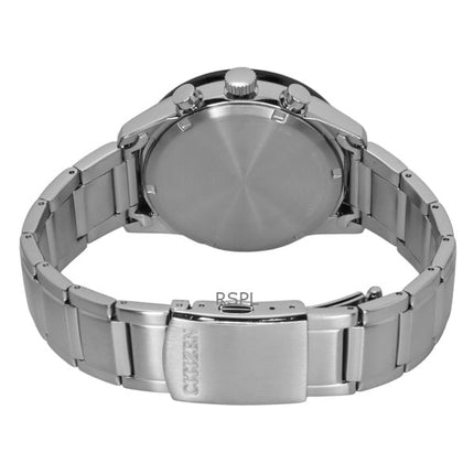 Orologio da uomo Citizen Eco-Drive Cronografo in acciaio inossidabile con quadrante verde CA4624-56X 100M