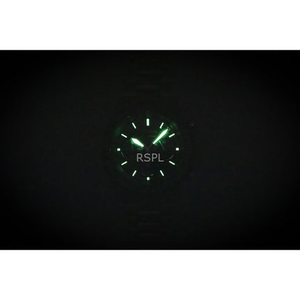 Orologio da uomo Citizen Promaster Sky Chronograph in acciaio inossidabile con quadrante verde Eco-Drive Diver's CA4664-60W 200M