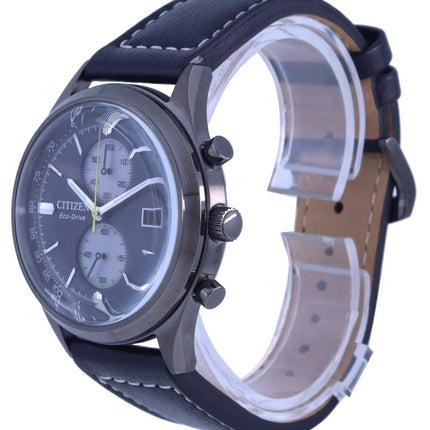 Orologio da uomo Citizen Chandler cronografo quadrante nero Eco-Drive CA7027-08E 100M