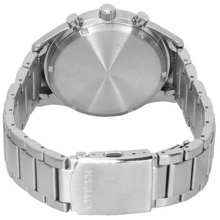 Orologio da uomo Citizen Classic Eco-Drive cronografo acciaio inossidabile quadrante bianco CA7028-81A 100M