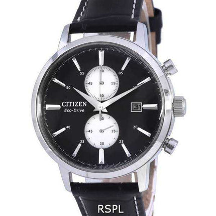 Orologio da uomo Citizen Classic Twin Eye cronografo con cinturino in pelle Eco-Drive CA7061-18E