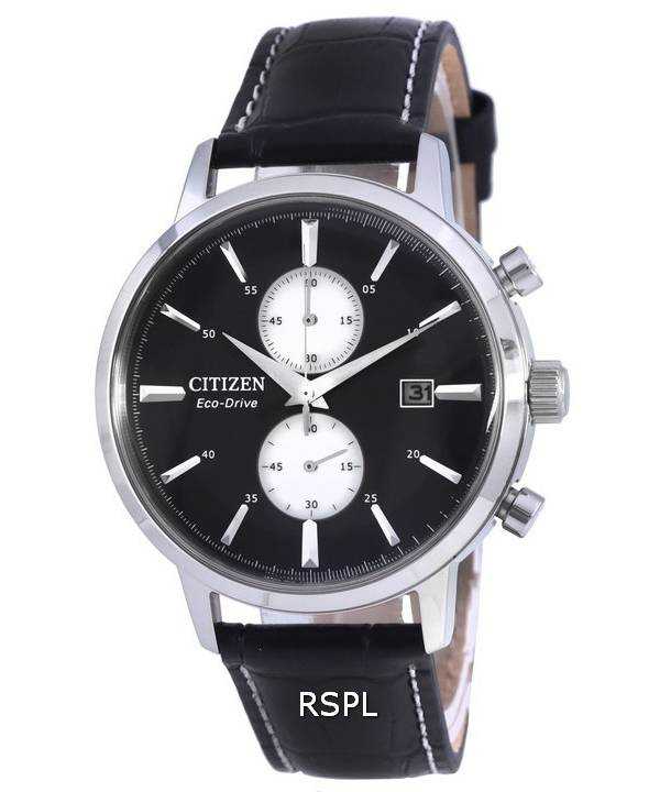 Orologio da uomo Citizen Classic Twin Eye cronografo con cinturino in pelle Eco-Drive CA7061-18E