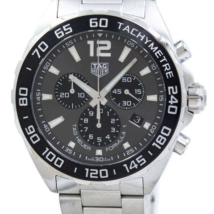 Orologio da taschino da uomo con quadrante tachimetrico al quarzo tachimetro Chronograph CAZ1011.BA0842 di Tag Heuer