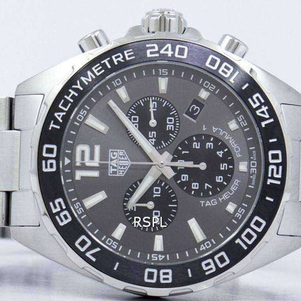 Orologio da taschino da uomo con quadrante tachimetrico al quarzo tachimetro Chronograph CAZ1011.BA0842 di Tag Heuer