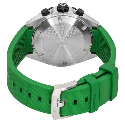 Tag Heuer Formula 1 Cronografo Cinturino in gomma Quadrante verde Quarzo Diver's CAZ101AP.FT8056 Orologio da uomo 200M