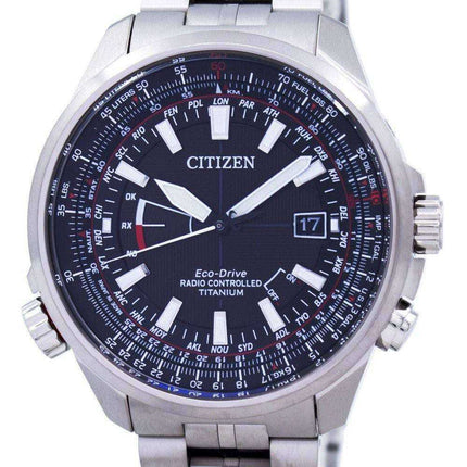 Orologio da uomo Citizen Eco-Drive Radio Perpetual Calendar World Time CB0141-55E