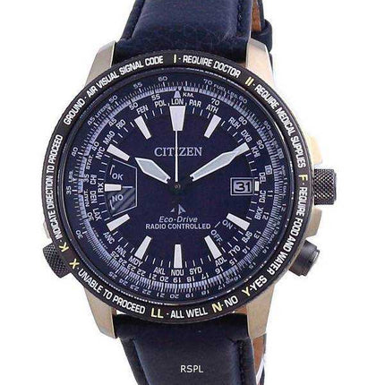 Orologio da uomo Citizen Promaster radiocontrollato Eco-Drive Titanium CB0204-14L 200M Diver's