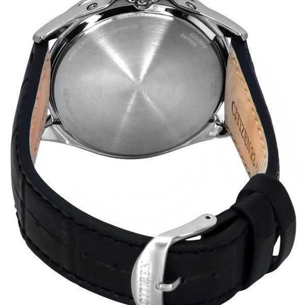 Orologio da uomo Citizen Radiocontrollato con cinturino in pelle e quadrante bianco Eco-Drive CB0250-17A 100M