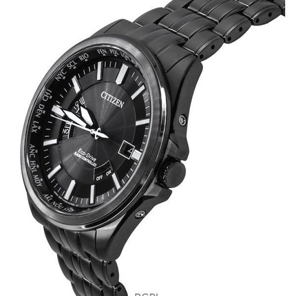 Orologio da uomo Citizen Collection Night Colour Edition Radiocontrollato Quadrante Nero Eco-Drive CB0294-54E 100M