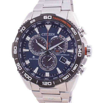 Orologio da uomo Citizen Promaster radiocontrollato World Time Eco-Drive CB5034-82L 200M