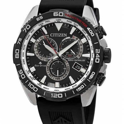 Orologio da uomo Citizen Promaster radiocontrollato World Time Eco-Drive CB5036-10X 200M