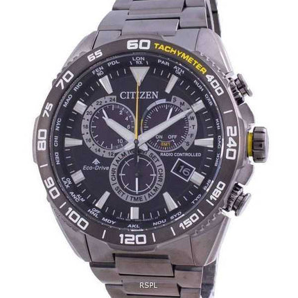 Orologio da uomo Citizen Promaster radiocontrollato World Time Eco-Drive CB5037-84E 200M