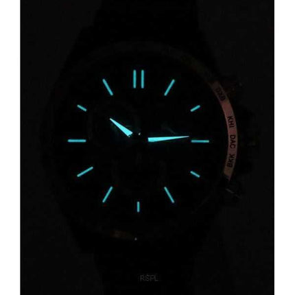 Orologio da uomo Citizen Eco-Drive cronografo radiocontrollato quadrante blu CB5956-89L 100M