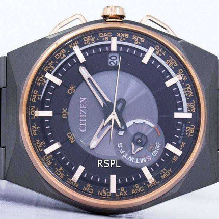 Citizen Eco-Drive Satellite Wave Calendario perpetuo Giappone Made CC2004-59E Orologio da uomo