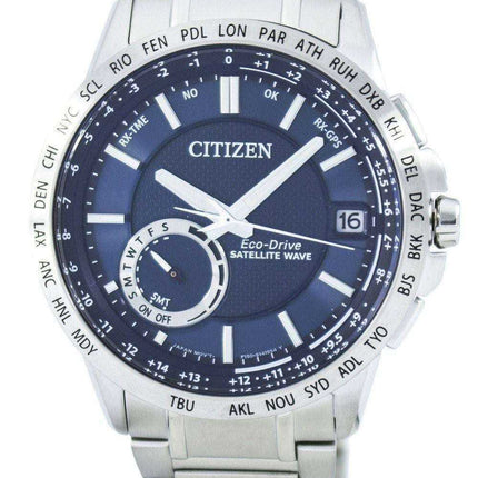 Orologio da uomo Citizen Eco-Drive Satellite Wave GPS World Time CC3000-54L da uomo