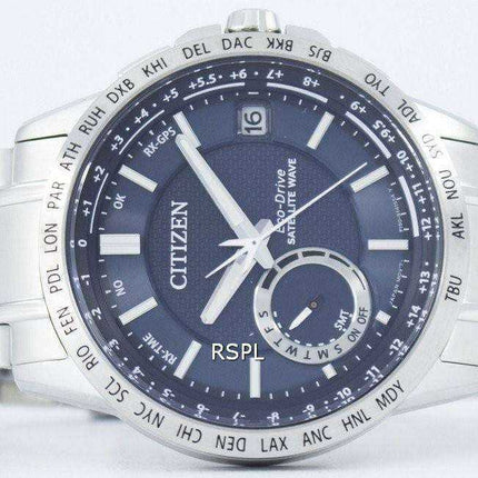 Orologio da uomo Citizen Eco-Drive Satellite Wave GPS World Time CC3000-54L da uomo