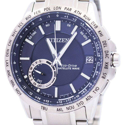 Orologio da uomo Citizen Eco-Drive Satellite Wave World Time GPS CC3000-89L