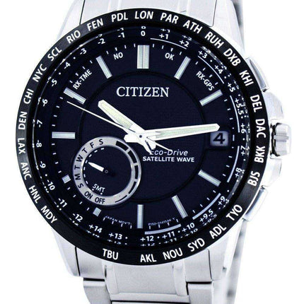 Orologio da uomo Citizen Eco-Drive Satellite Wave GPS World Time Power Reserve CC3005-51E