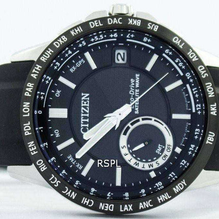 Citizen Eco-Drive Satellite Wave World Time Orologio giapponese Made CC3007-04E