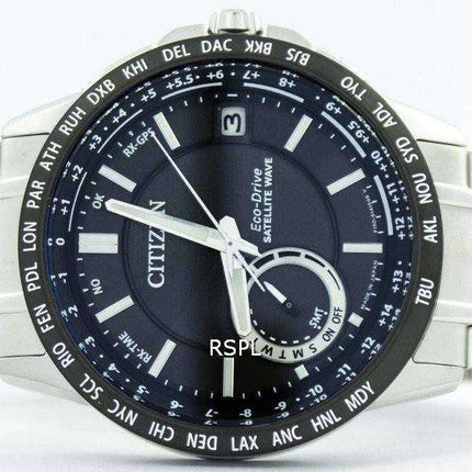 Citizen Eco-Drive Satellite Wave World Time Orologio giapponese Made CC3007-55E