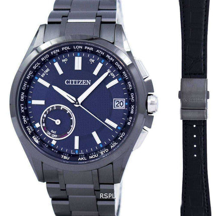 Citizen Attesa Eco-Drive Satellite Wave Calendario perpetuo Giappone Made GPS CC3015-57L Orologio da uomo