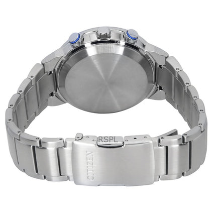 Orologio da uomo Citizen Eco-Drive Perpetual Satellite GPS in acciaio inossidabile con quadrante blu CC3030-53L 100M