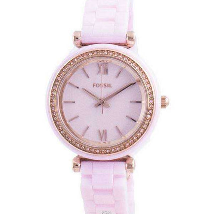 Fossil Carlie Mini Diamond Accents Quartz CE1106 Orologio da donna