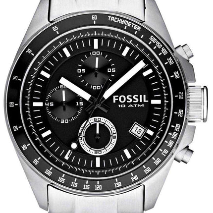 Fossil Decker Chronograph Black Dial CH2600 - Orologio da uomo