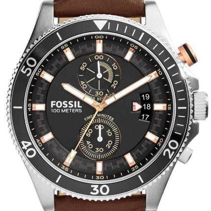 Fossil Decker Chronograph Leather Strap CH2944 Orologio da uomo