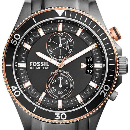 Fossil Decker Chronograph Smoke Tone Black Dial CH2948 Orologio da uomo