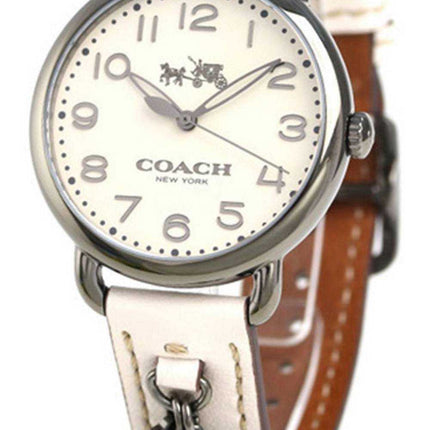 Orologio da donna Coach Delancey quadrante bianco in acciaio inossidabile al quarzo 14502743