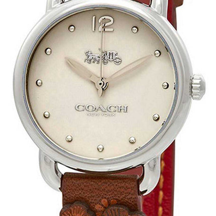 Orologio da donna Coach Delancey quadrante beige in acciaio inossidabile al quarzo 14502761