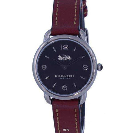 Orologio da donna Coach Delancey analogico in pelle quadrante nero al quarzo CO14502792.G