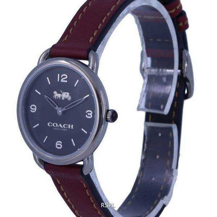 Orologio da donna Coach Delancey analogico in pelle quadrante nero al quarzo CO14502792.G