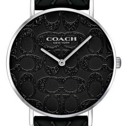 Orologio da donna Coach Perry quadrante nero cinturino in silicone al quarzo 14503028