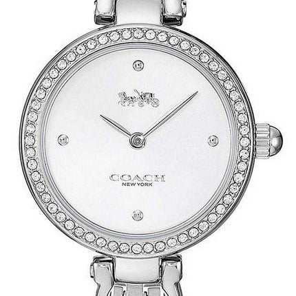 Orologio da donna Coach Park Sig C con accenti di cristallo in acciaio inossidabile al quarzo 14503170