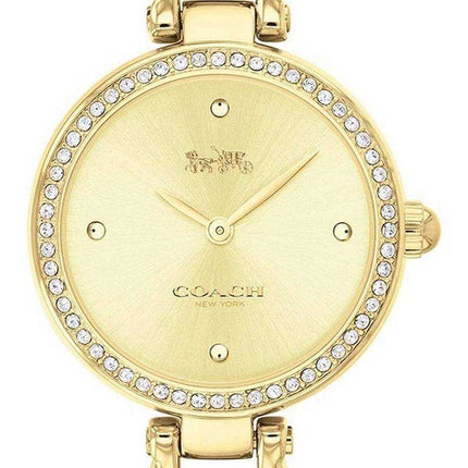 Orologio da donna Coach Park Sig C con accenti di cristallo tono oro in acciaio inossidabile al quarzo 14503171