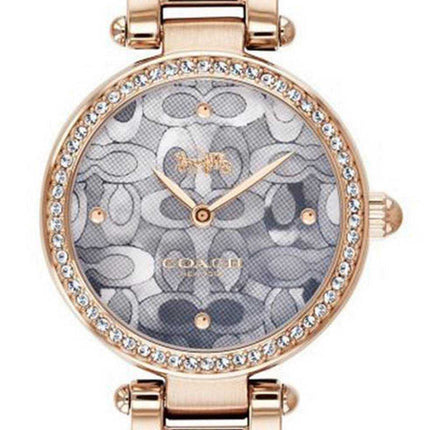 Orologio da donna al quarzo 14503226 in acciaio inossidabile tono oro rosa con accenti di cristallo di Coach Park